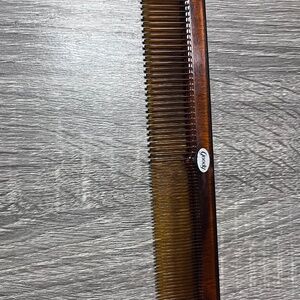 Vintage Goody Amber Jeweltone Comb 8”Comb Fine/Medium Teeth Vintage Accessories